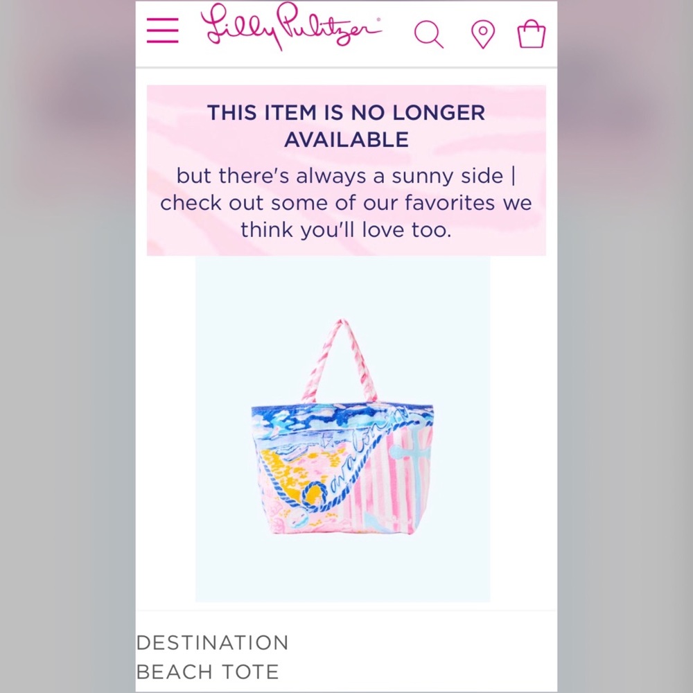 Lilly Pulitzer Destination Avalon Terry Tote - Picture 2 of 10
